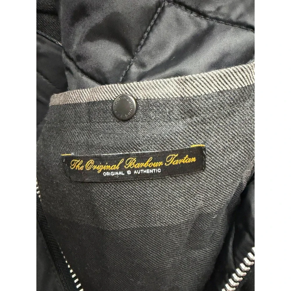 Barbour Bedale Relaxed Fit Quilted Waxed Cotton Jacket Black Mens Size L